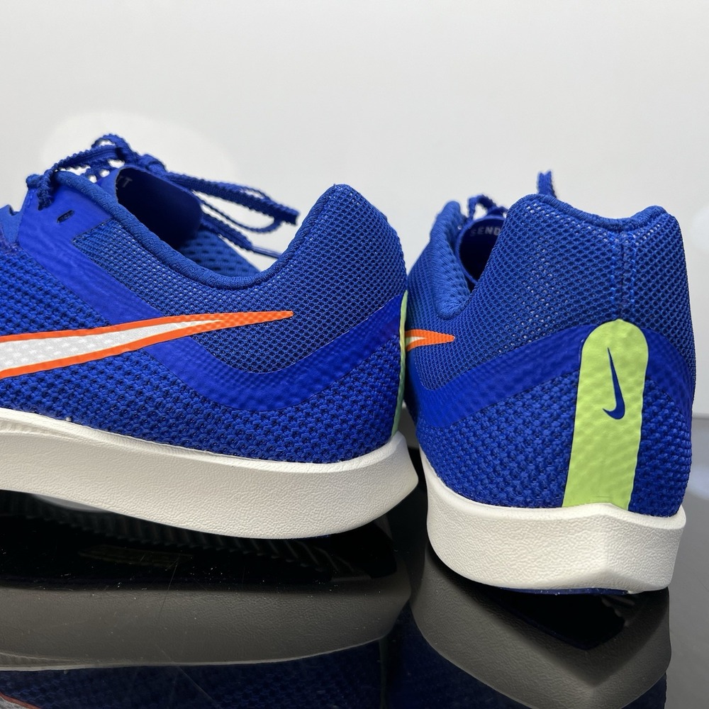 Nike Zoom Rival Track & Field Distance Men's Size 9.5 Spikes Racer Blue - Picture 12 of 16
